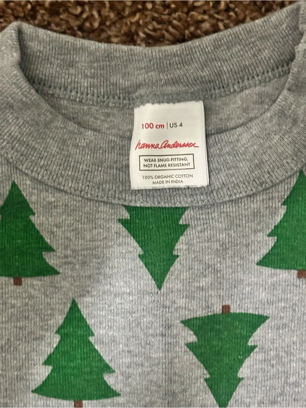 Hanna Andersson Christmas Tree Pajamas Sibling Set